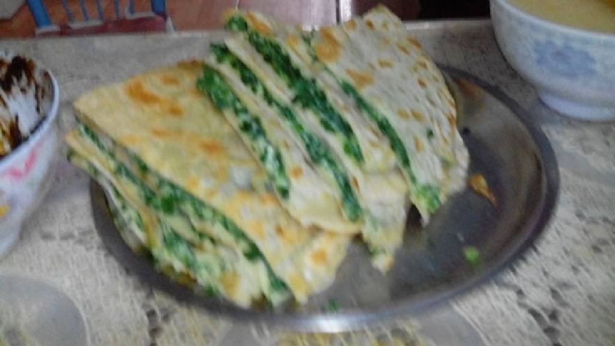 韭菜鸡蛋饼