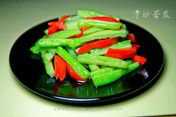 清炒苦瓜