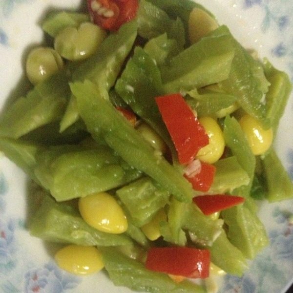 凉拌银杏凉瓜