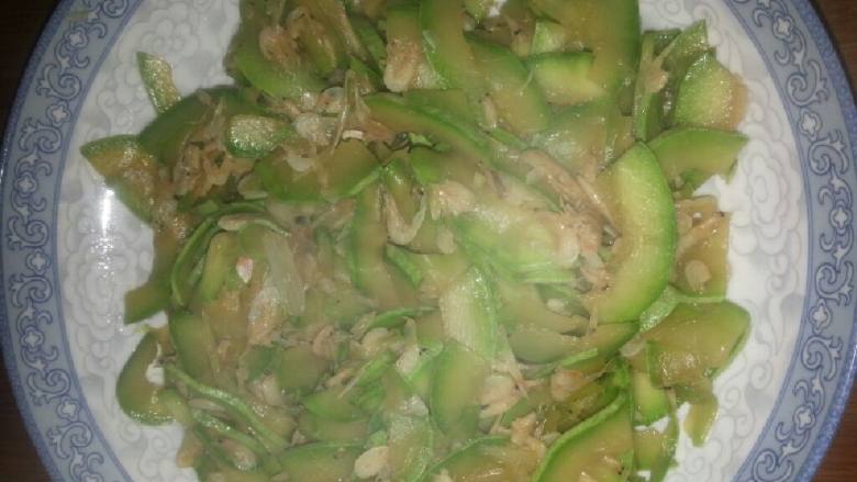 三少家常菜之西葫芦炒虾皮