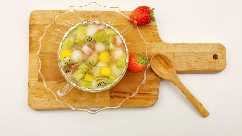 宝宝辅食:水果小圆子-36M ,漂亮健康有好吃