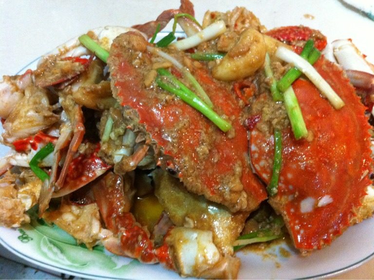 豆瓣酱焖蟹