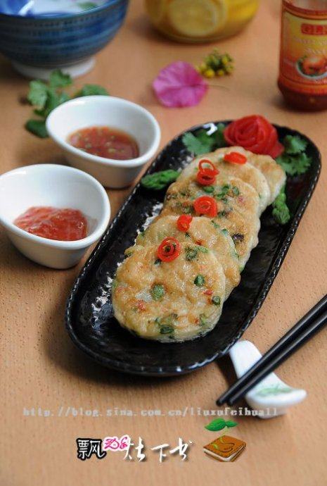 芦笋龙俐鱼饼