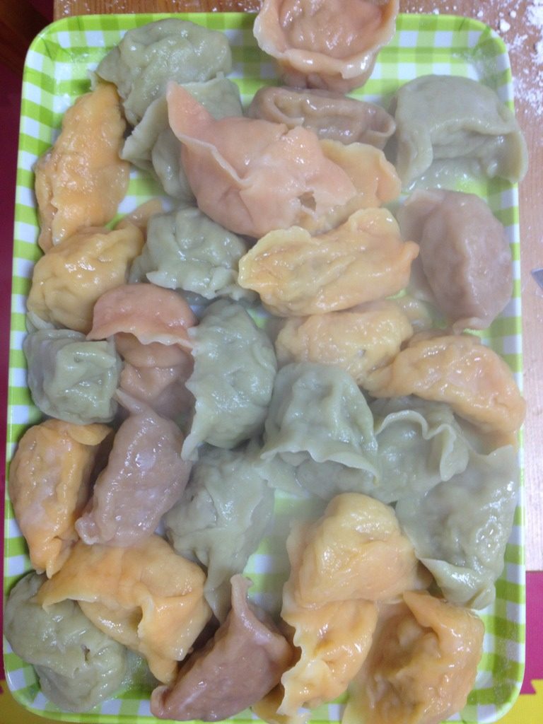 五彩饺子