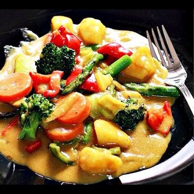 【每日一素】咖喱什蔬—色彩明媚的美食