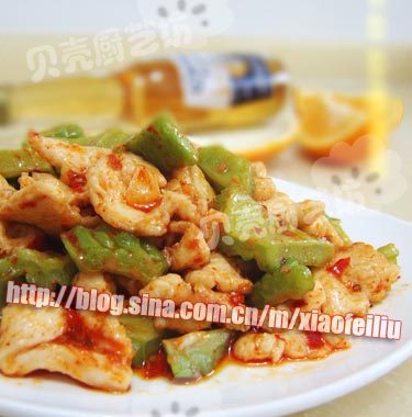 苦瓜鸡片