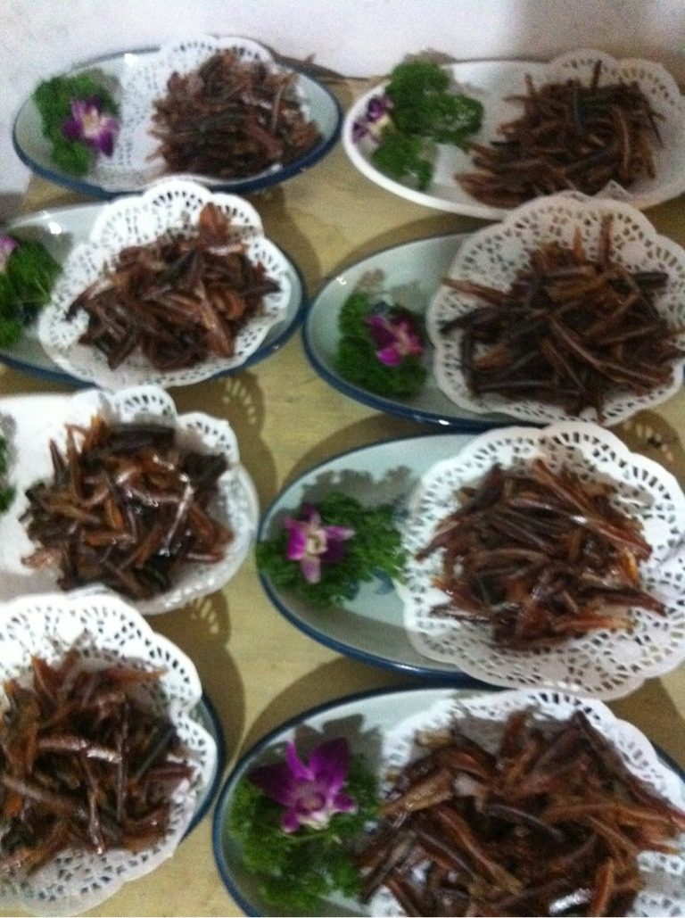酥炸魚干