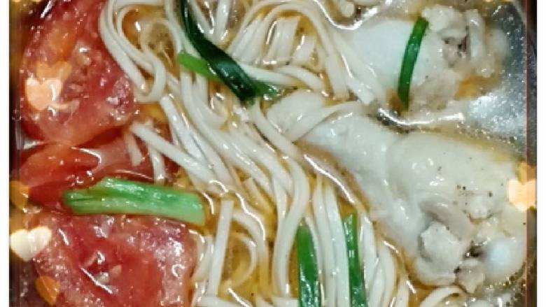 番茄鸡肉面