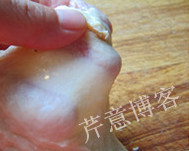 黄油小餐包,慢慢摊开面团,呈光滑的薄膜状就可以了