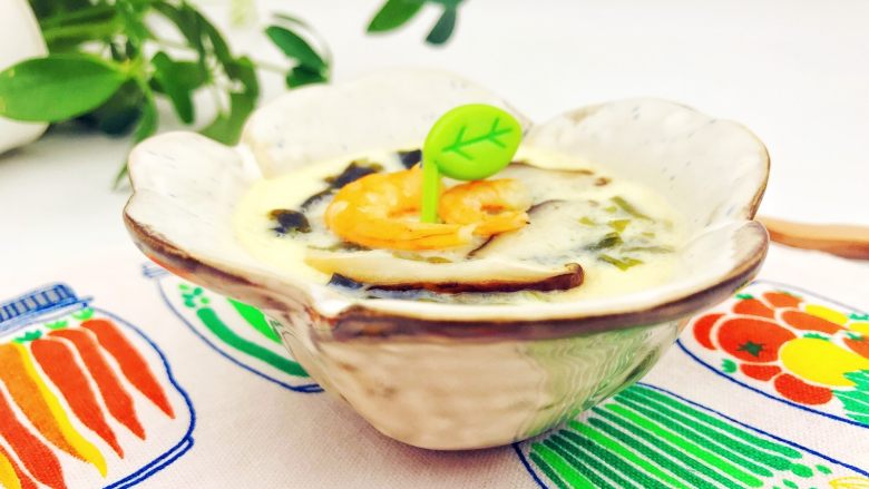 宝宝辅食：茶碗蒸-12M+ ,完成，鲜嫩爽滑，完全没有蛋腥味，营养又好吃