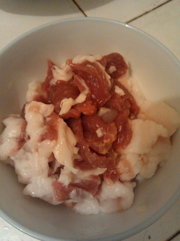 家常小炒,把<a style='color:red;display:inline-block;' href='/shicai/ 414'>猪肉</a>洗好切好