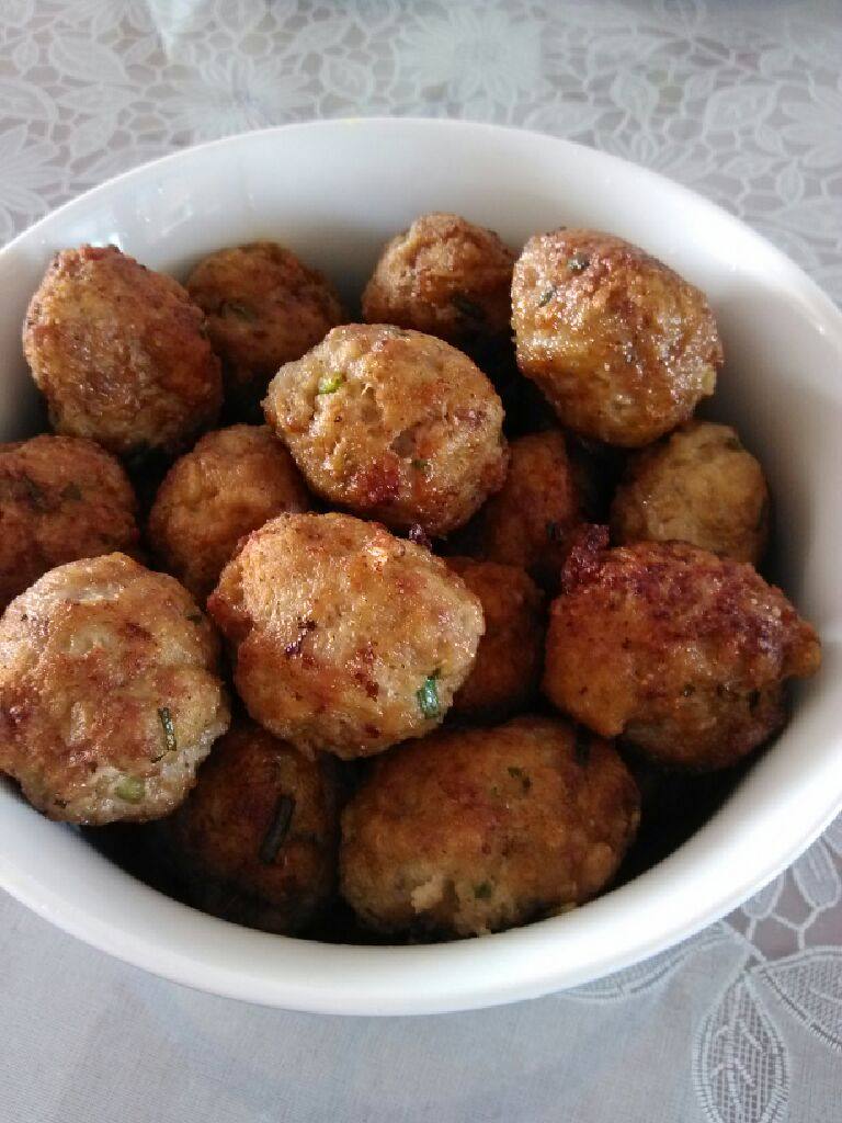 藕泥肉圆,出锅