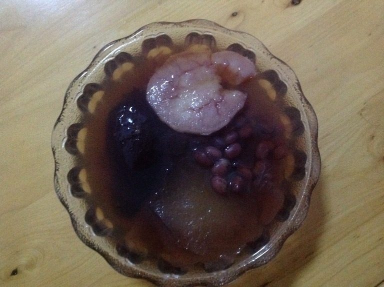 银耳红豆水果粥