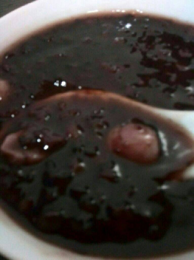 黑米粥