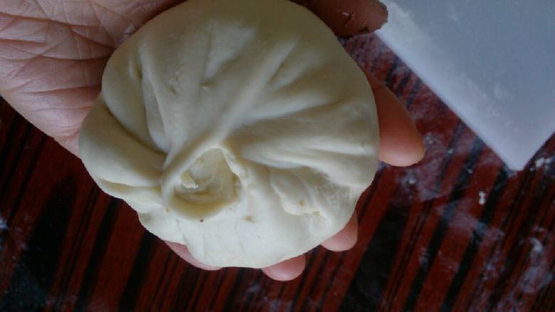 麦饼,封口朝下,放好