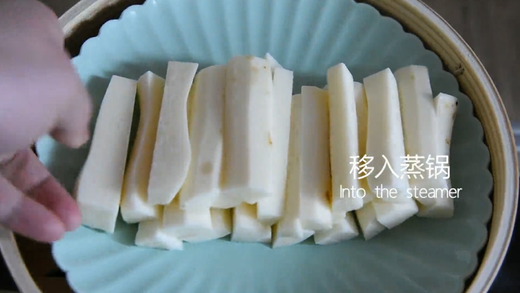 山药“冰激凌”吃过吗?1分钟学会时尚吃法,移入蒸锅