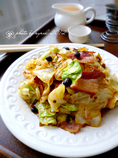 香辣培根圆白菜