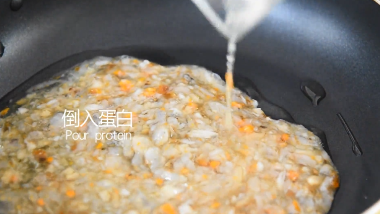 没有螃蟹的赛螃蟹,孙红雷最爱吃的菜!,热油锅倒入蛋白