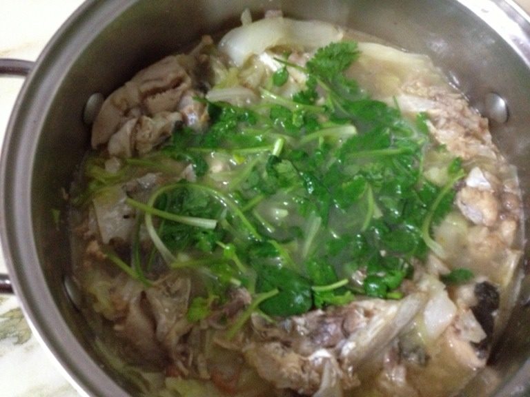 鱼头白菜煲