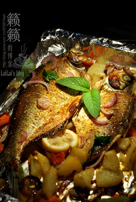 盐焗烤鱼
