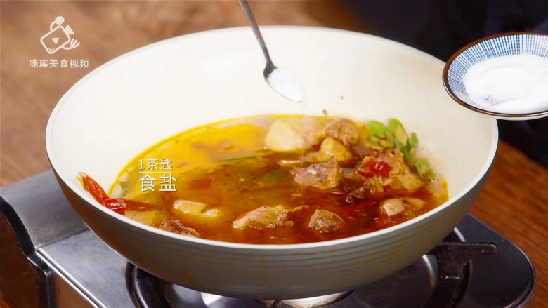 【湘西土匪鸭】小心,不要让这道菜劫走你的,1茶匙食盐