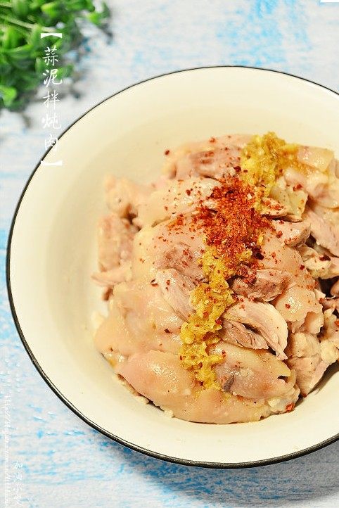 蒜泥拌炖肉