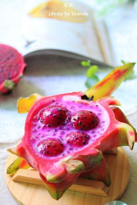 水果牛奶西米露