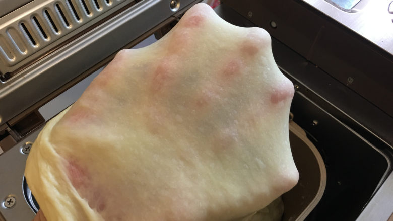 淡奶油辫子面包,揉面结束后,面团的状态。