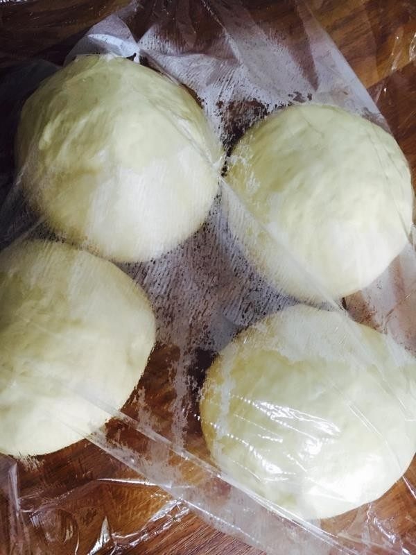 奶黄面包,15分钟后状态~~