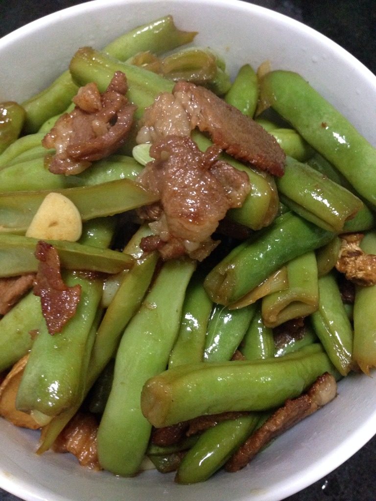 炖豆角（芸豆）