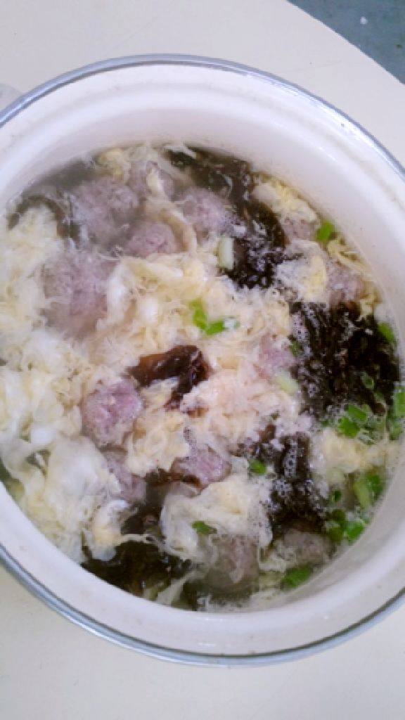 肉丸芙蓉汤