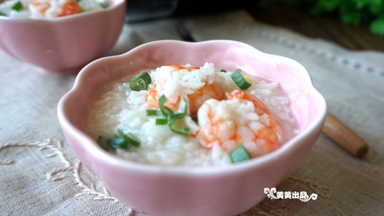 【虾仁海鲜粥】熨帖家人的胃,成品图
