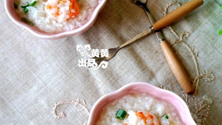 【虾仁海鲜粥】熨帖家人的胃,成品图