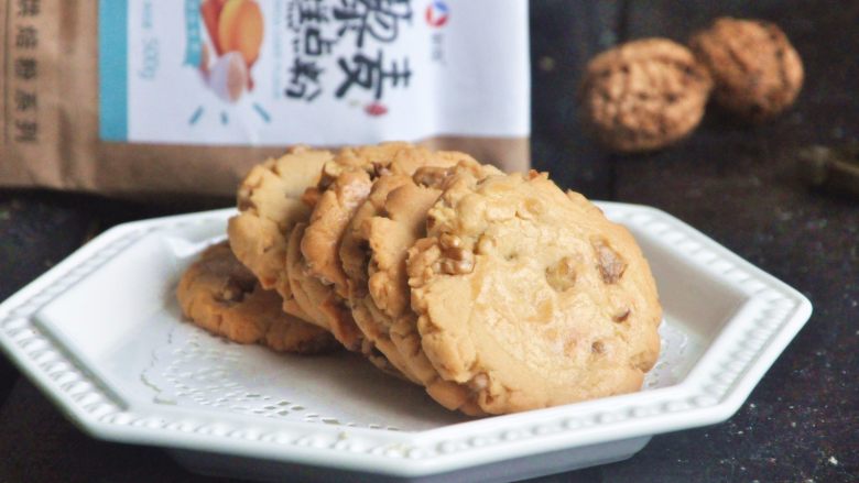藜麦核桃酥,非常有营养的藜麦核桃酥,自己做料更足。