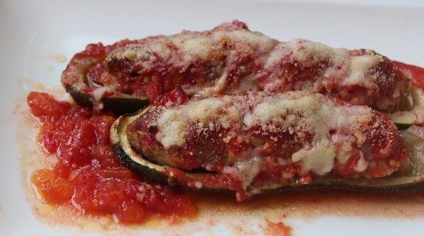 栉瓜镶肉Stuffed Zucchini