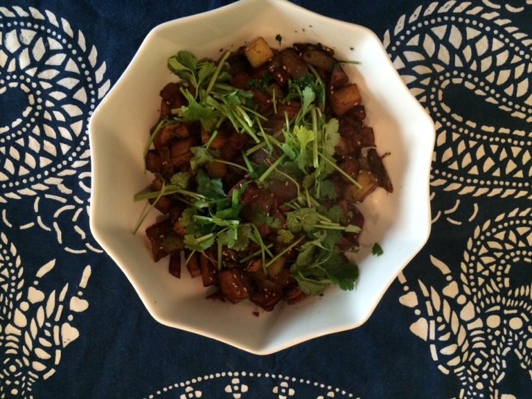 廉价的素孜然羊肉