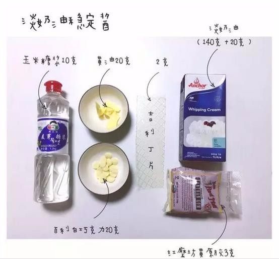 夏天奶油太容易化?加入稳定酱,更硬挺,稳定酱制作