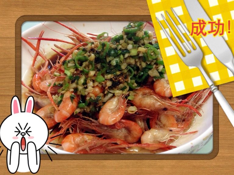 葱油河虾