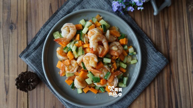 双蔬虾仁【饮食男女的色香味】,成品图