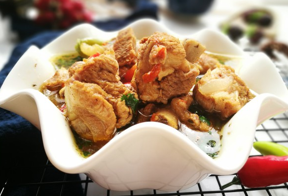 「Cathy边吃边营养」零油脂版清炖排骨,成品图如下,味道不错哟