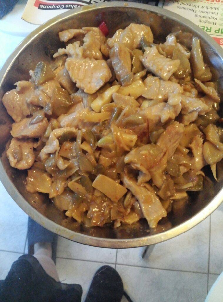 竹笋榨菜炒豬肉