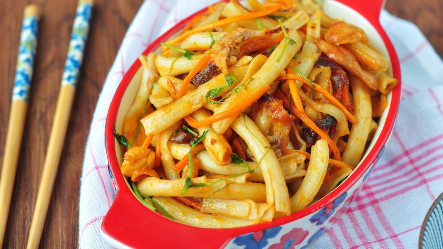 奥尔良空心炒面