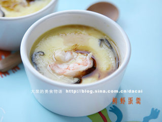 鲜虾蛋羹