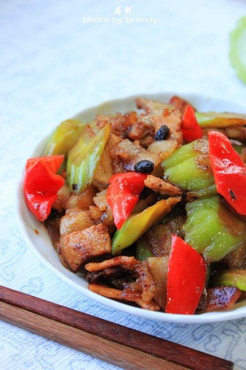 凉瓜豆豉小炒肉