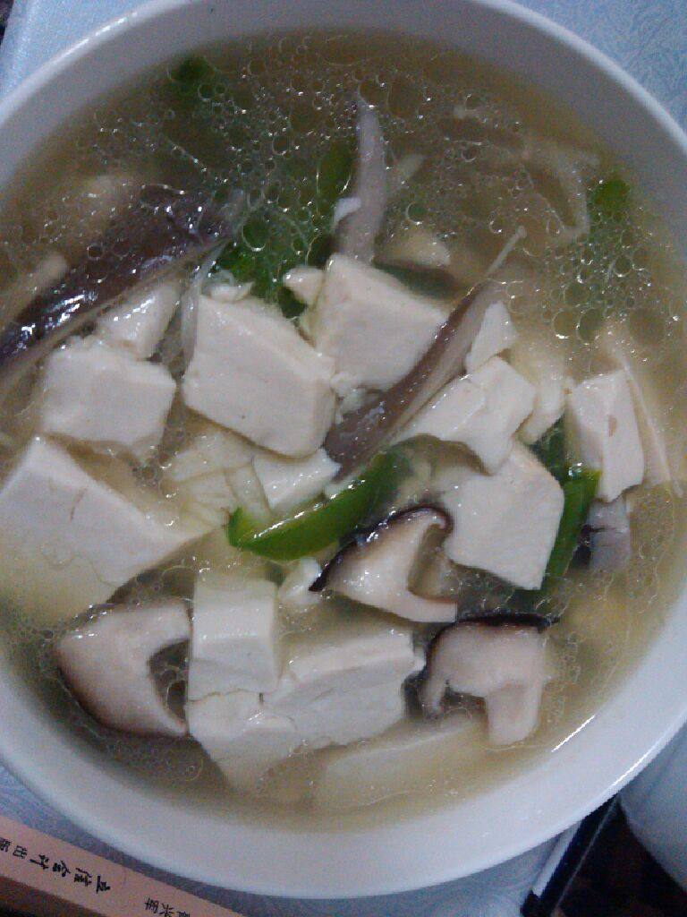 三菌豆腐汤