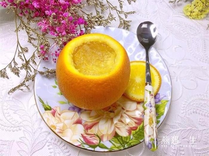 香橙燕窝,美味营养的香橙燕窝盅完成啦!接下来就好好享受吧!