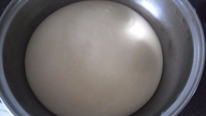 单根编花面包,发酵至2倍大以上