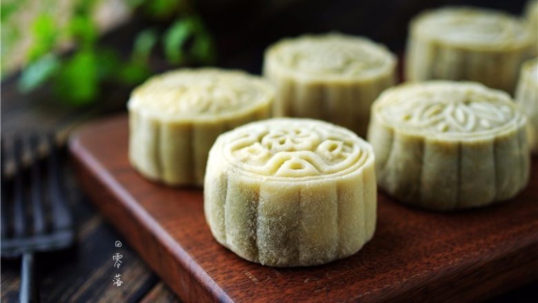 抹茶冰皮月饼