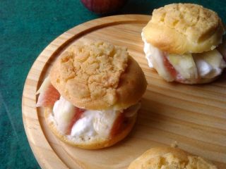 #不一样的泡芙#无花果酥皮泡芙