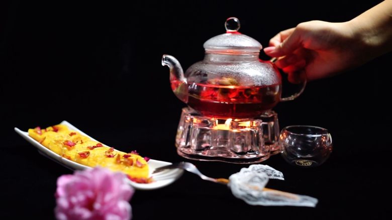 七夕健康美味下午茶——玫瑰南瓜饼,七夕节,和你的男神一起享受下午茶的美好时光吧~